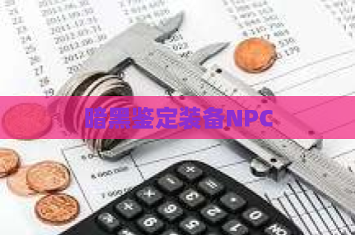 暗黑鉴定装备NPC